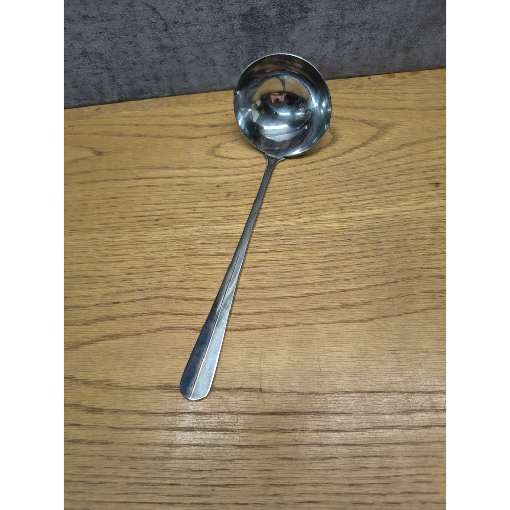 Oneida Silver Plated Punch Bowl Ladle Soup Serving Spoon